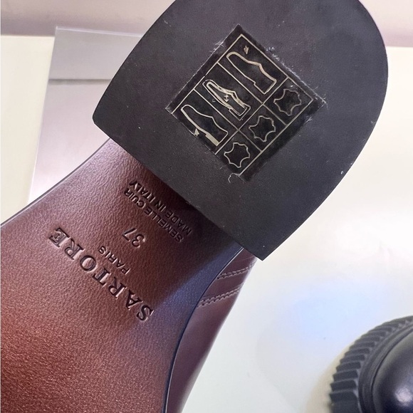 Sartore MADE IN ITALY LEATHER Brown Ankle Boots with Chelsea Style - Picture 5 of 12